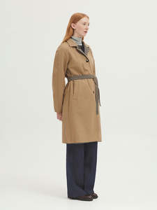 Nice Things: Reversible Checked Trench