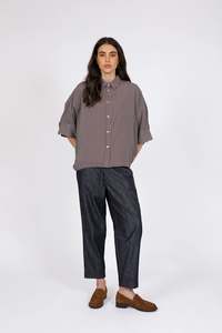 Strand Shirt - Java Stripe