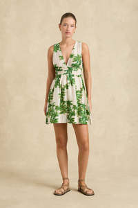 Isabella Dress - Mangrove Khaki