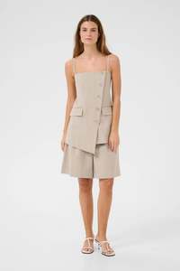 Ubertha Top - Taupe