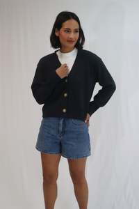 Tatano: Contrast Cardi - Ink