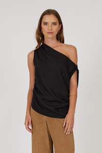 Palma Asymetric Top - Black