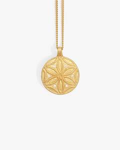 Temple Of The Sun: Seed of Life Necklace - 18K Gold Vermeil