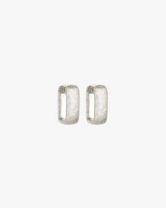 Alida Square Earrings - Sterling Silver