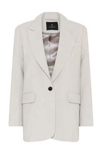 Bruuns Bazaar: Frida Blazer - Silver Cloud