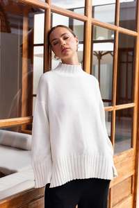 Blak: Bring it Back Jumper - White