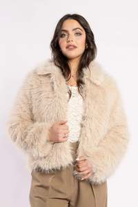 Jackets: Miaou Jacket - Biscuit