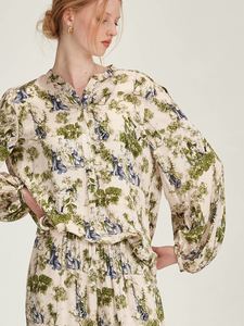 Sills: Adora Print Shirt - Moss Print