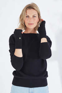Mia Fratino Classic Wrist Warmer - Black