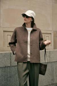 Loft Wool Coat - Mushroom