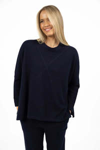Humidity: Grande Sweater - Indigo