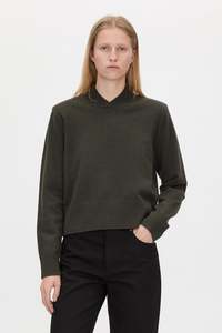 Knitwear: Camilla and Marc Renata Knit Sweater – Bottle Green