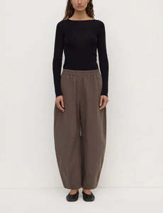 Lola Barrel Pant - Bark