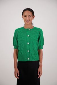 Briarwood: French Emerald Wool Cardigan