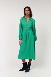 Lollys Laundry Paris Midi Dress - Green