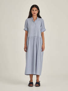 Sills Monica Stripe Dress - Cornflower Stripe