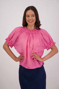 Tops: Briarwood Teddy Top - Pale Pink