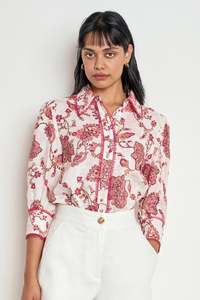 Zoe Kratzmann Serenade Top - Rose Paisley