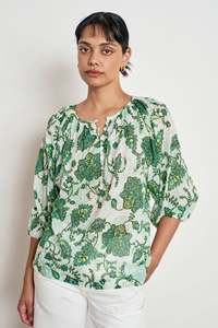 Tops: Zoe Kratzmann Vow Top - Garden Paisley