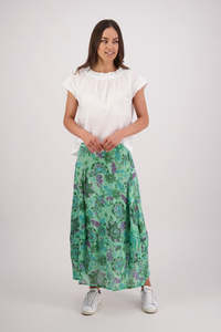 Briarwood Tutti Skirt - Green Floral