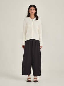Trousers: Sills Harriet Barrel Pant - Black