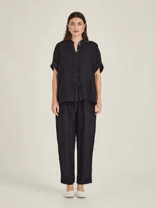 Sills: Sills Emma Linen Top - French Navy