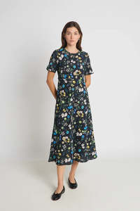 Twenty Seven Names: Twenty Seven Names Twelve Dress – Black Floral