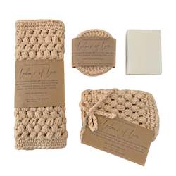 Bath Gift Set Natural With Free Soap