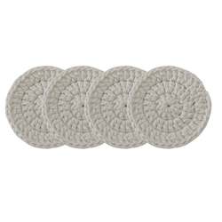 Big Humans: Reusable Cotton Face Wipe White - 4 Pack