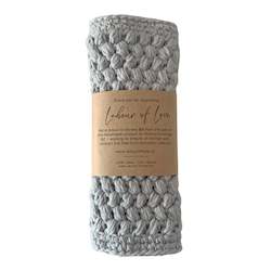 Big Humans: Cotton Face Cloth Grey