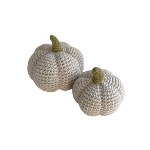 Handmade: Crochet Pumpkin Natural