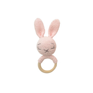Best Sellers: Parker Rabbit Rattle Pink