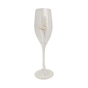 Love Champagne Glass Gold, Silver or Rose Gold