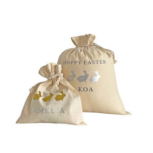 Easter Collection: Easter Treat Bag Three Rabbits - Personalised