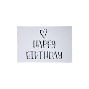 Cards: Happy Birthday with Heart Card