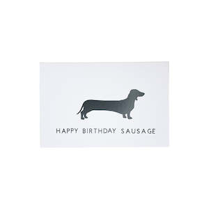 Cards: Happy Birthday Sausage Card