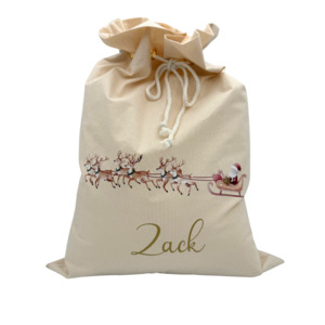 Christmas Collection: Premium Santa Sack Santa Sleigh- Personalised