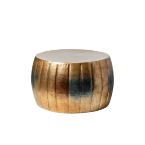 Verona Aluminium Coffee Table Oil Brass 73cm La Casa Life