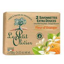 Le Petit Oliver Orange Blossom Soap 2 x 100g
