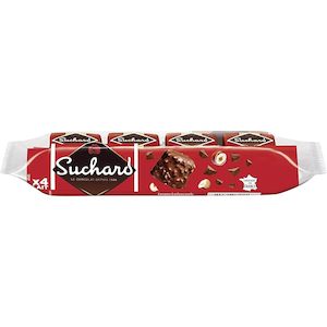 Clearance Past Bbd: Chocolate Rocher Milk Chocolate 4 x 35g Suchard - BBD 28.01.25