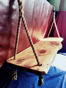 Macrocarpa Slab Swing Seat Kea Resilience Proje