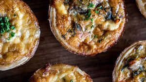 Products: Salmon & Leek Quiche