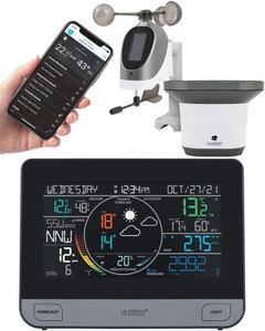 Products: V61 La Crosse Complete Remote Monitoring WIFI Weather Station