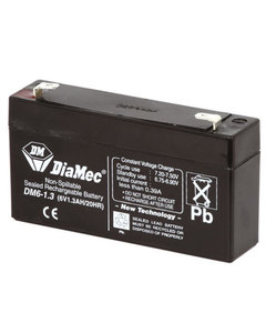 Diamec DM6-1.3 6V 1.3AH SLA Battery