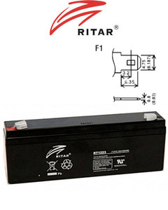 RITAR RT1223 12V 2.3AH SLA battery