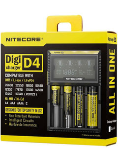 Products: NITECORE D4 Digi Charger Universal Battery Charger