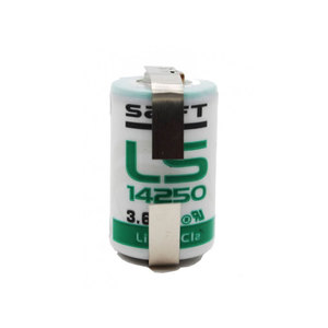 Saft LS14250 1/2 AA with TAGS 3.6V PLC Lithium Battery
