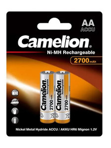 Products: Camelion NIMH AA 2700mAh Rechargeable Battery 2PK