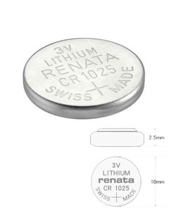 Products: Renata CR1025 Lithium Battery