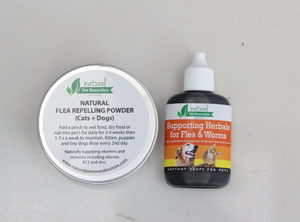Cat Supplies NZ Made Ladybugs Marketplace: Flea Repelling KIT Natural Remedy Cats & Dogs